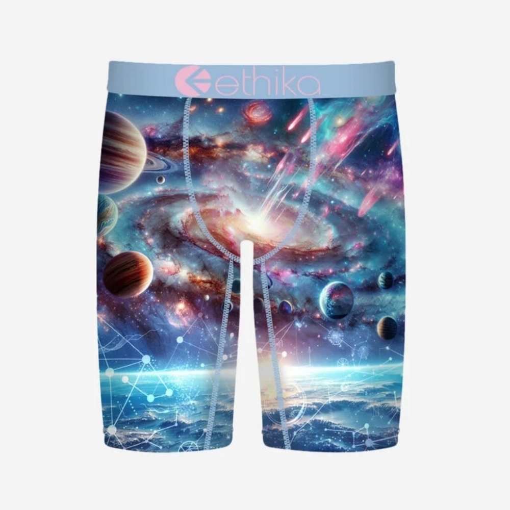 Ethika Boys Staple Cosmic Space Boxer Briefs-SEARCHING YS(6-8)